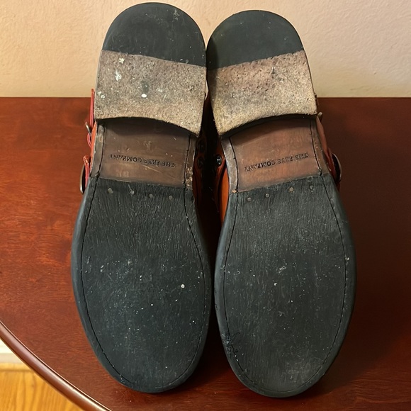 Frye Jenna Reddish Brown Color Studded Boots - Picture 8 of 11